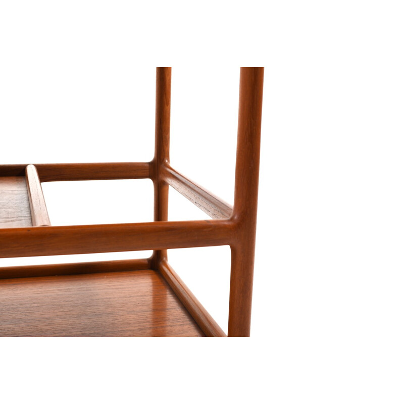 Vintage Danish serving trolley in teak by Johannes Andersen for CFC Silkeborg - 1960s