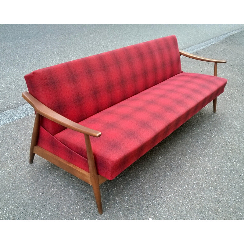Vintage scandinavian convertible sofa - 1960s