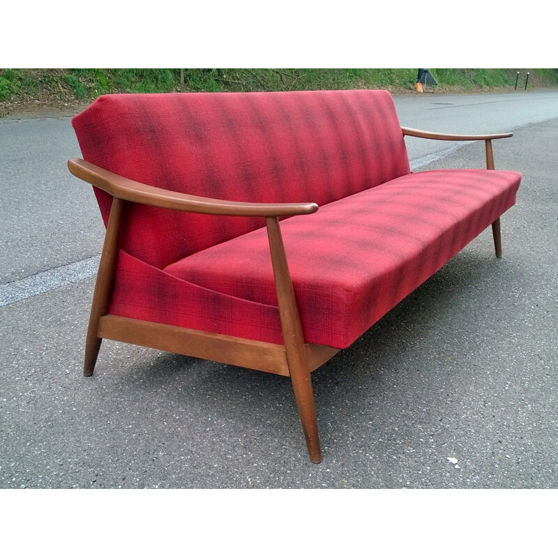 Vintage scandinavian convertible sofa - 1960s