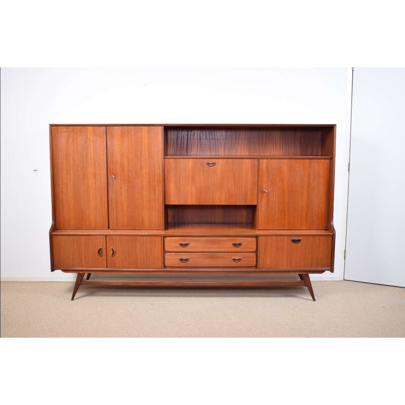 Vintage sideboard by Louis Van Teeffelen for WéBé - 1950s