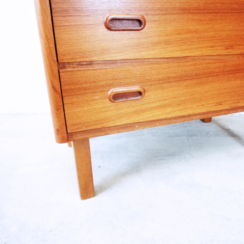 Chiffonnier vintage scandinave en teck - 1960