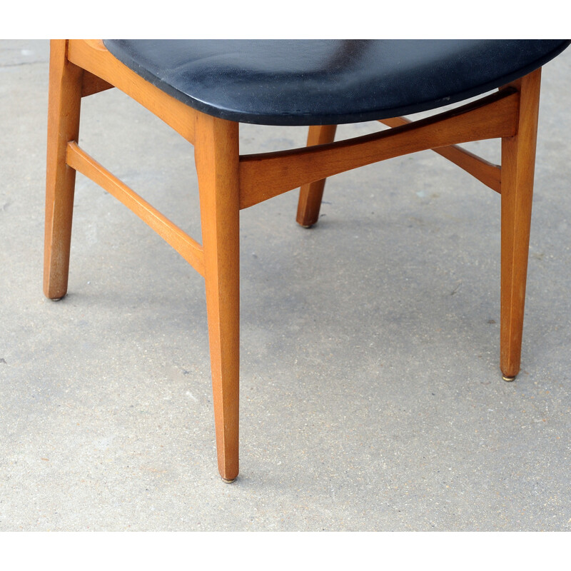 Vintage set of 6 scandinavian dining chairs - 1960s