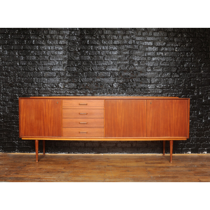 Vintage teak scandinavian sideboard - 1960s