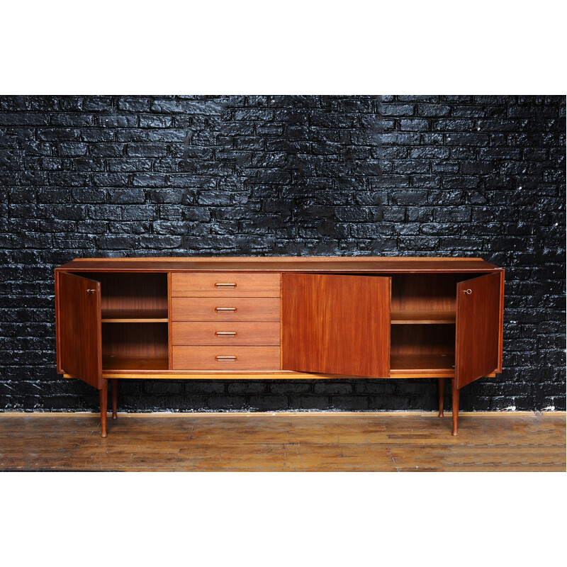 Vintage teak scandinavian sideboard - 1960s