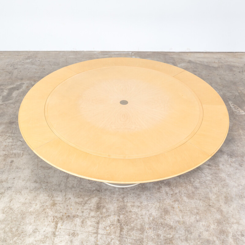 Vintage round dining table "isa"  by Chi Wing Lo for Giorgetti - 1990s