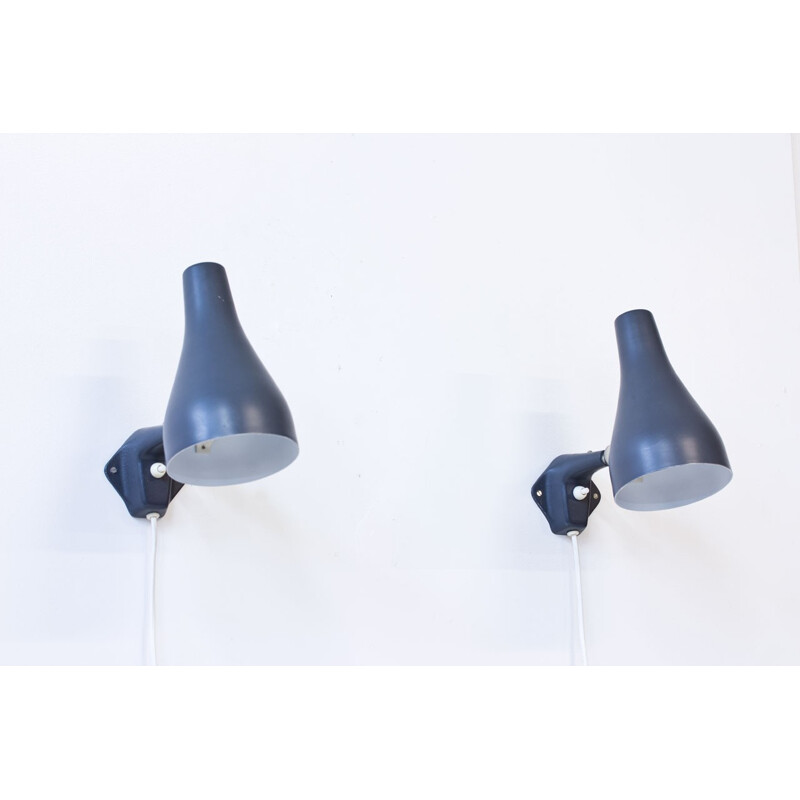 Set of 2 vintage Wall Lamps by ASEA - 1950s