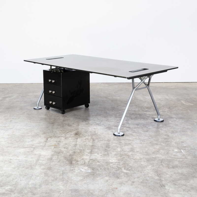 Vintage Office table by Norman Foster for Tecno - 1980s
