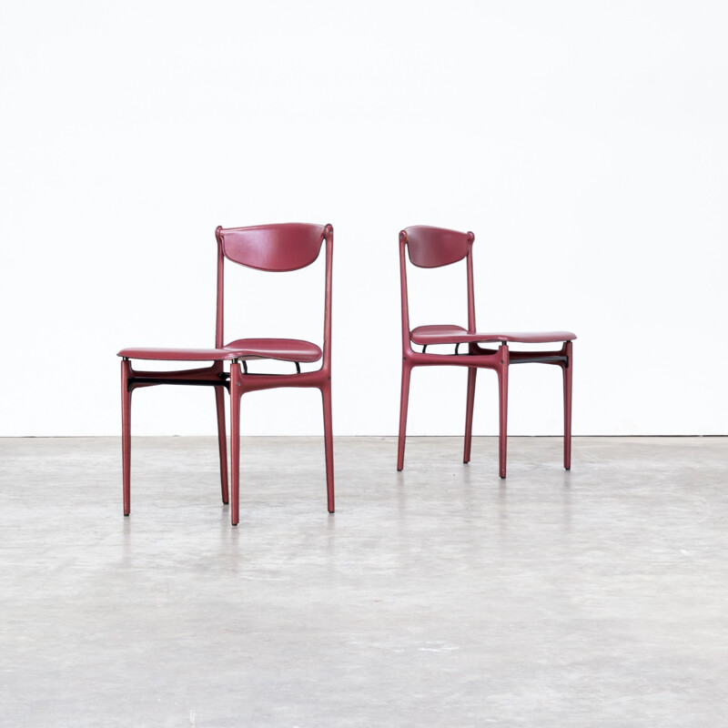 Set of 2 chairs by Tito Agnoli for Matteo Grassi - 1980s