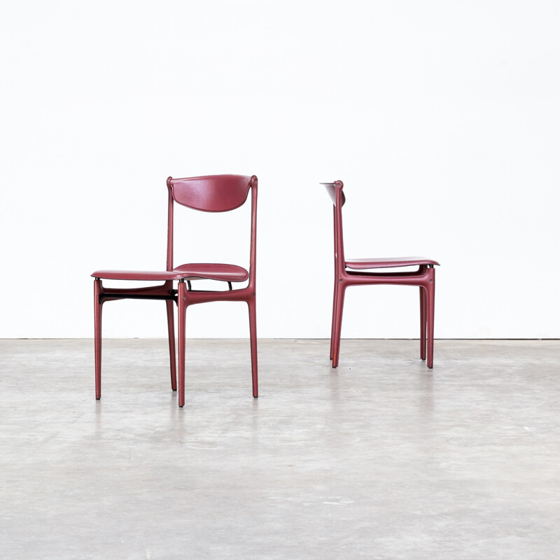 Suite de 2 Fauteuils par Tito Agnoli pour Matteo Grassi - 1980