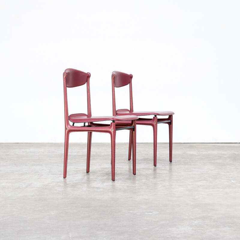 Set of 2 chairs by Tito Agnoli for Matteo Grassi - 1980s