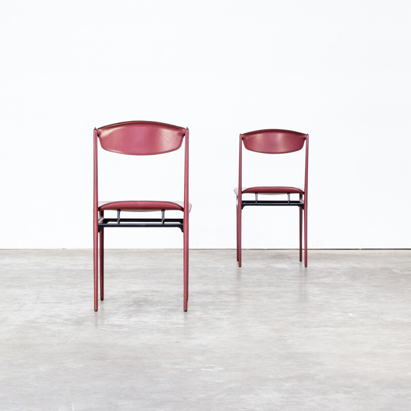 Set of 2 chairs by Tito Agnoli for Matteo Grassi - 1980s
