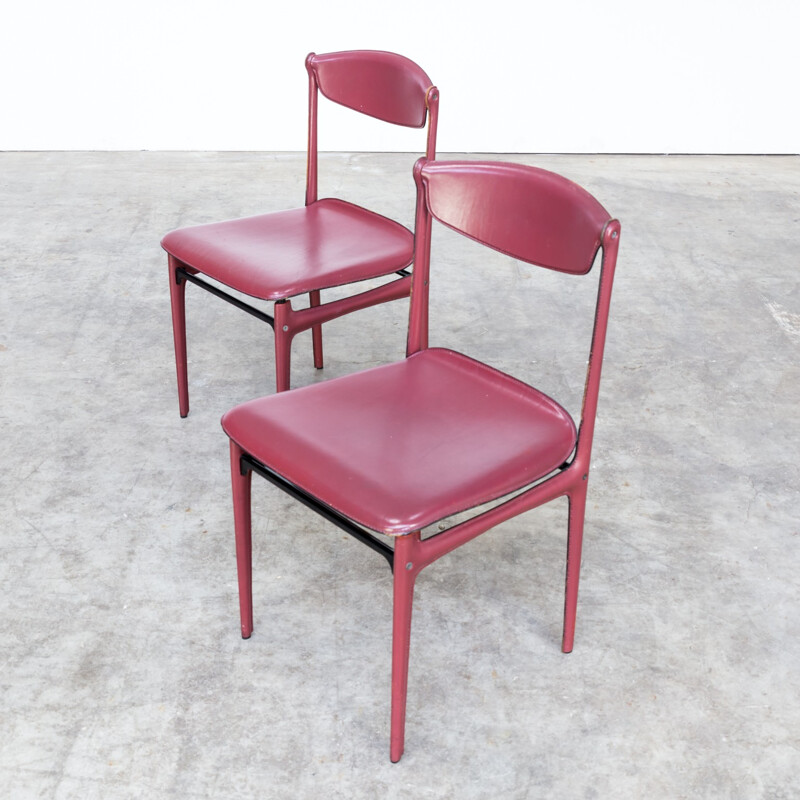 Set of 2 chairs by Tito Agnoli for Matteo Grassi - 1980s