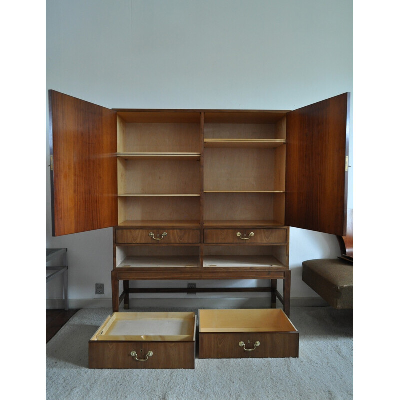 Vintage cabinet in Cuban mahogany by Jacob Kjær - 1940s