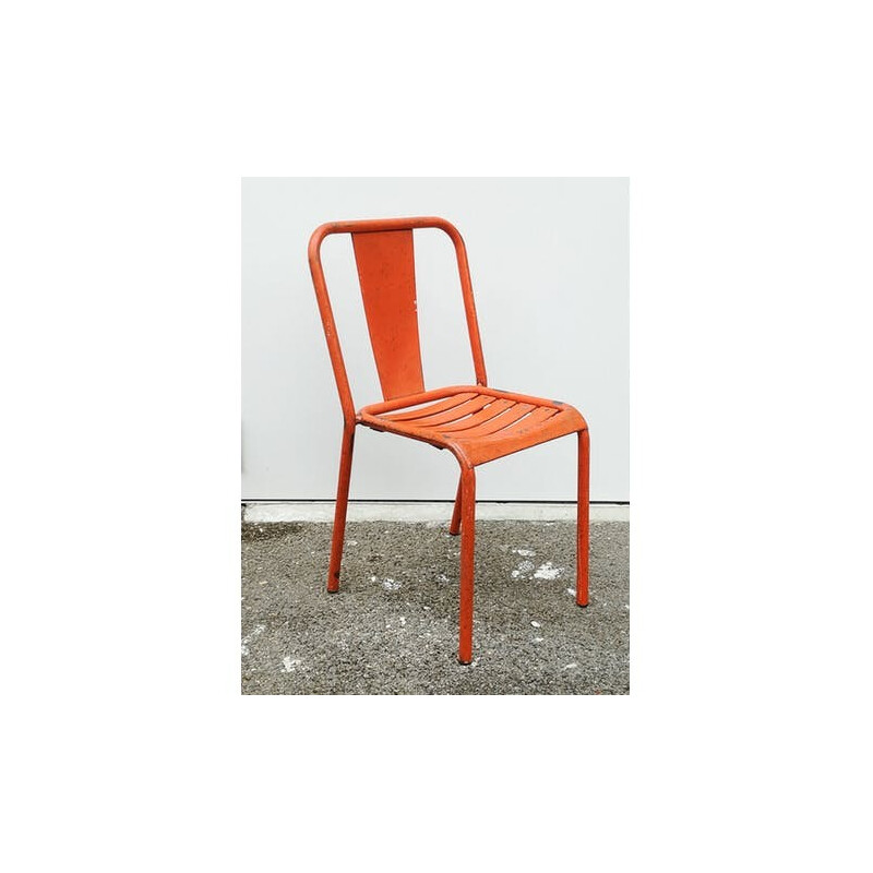 Vintage "Tolix T4" chair by Xavier Pauchard - 1960s