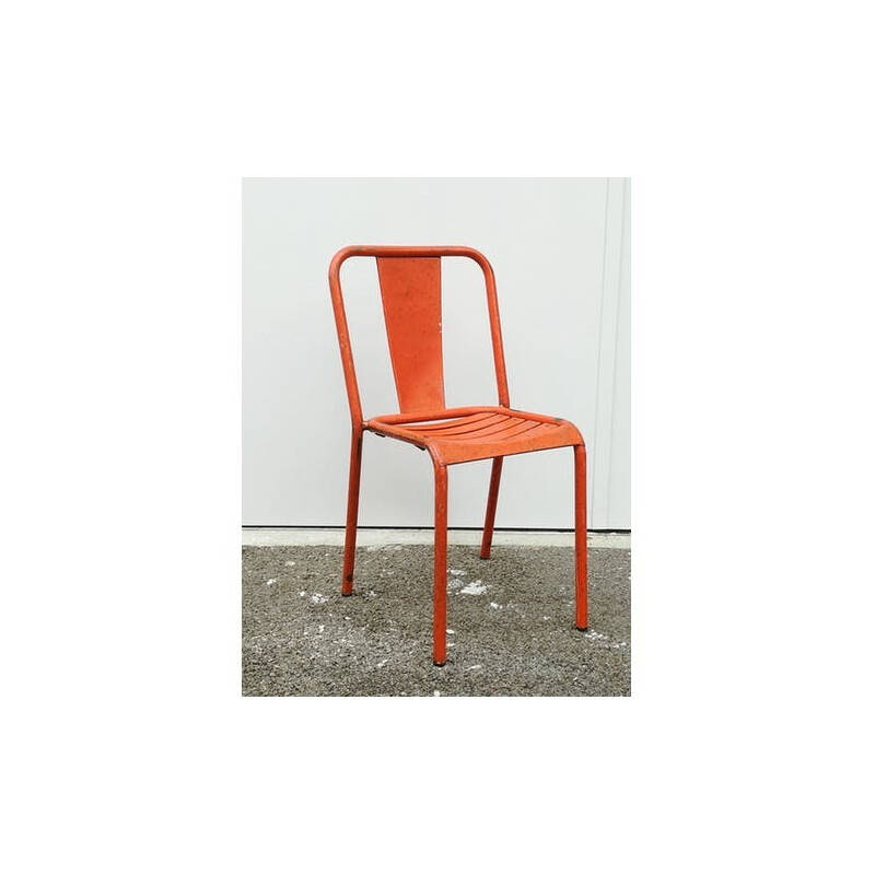 Vintage "Tolix T4" chair by Xavier Pauchard - 1960s