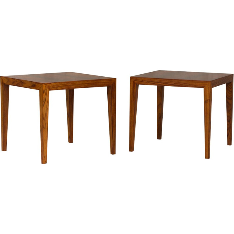 Suite de 2 de tables en palissandre par Severin Hansen - 1950