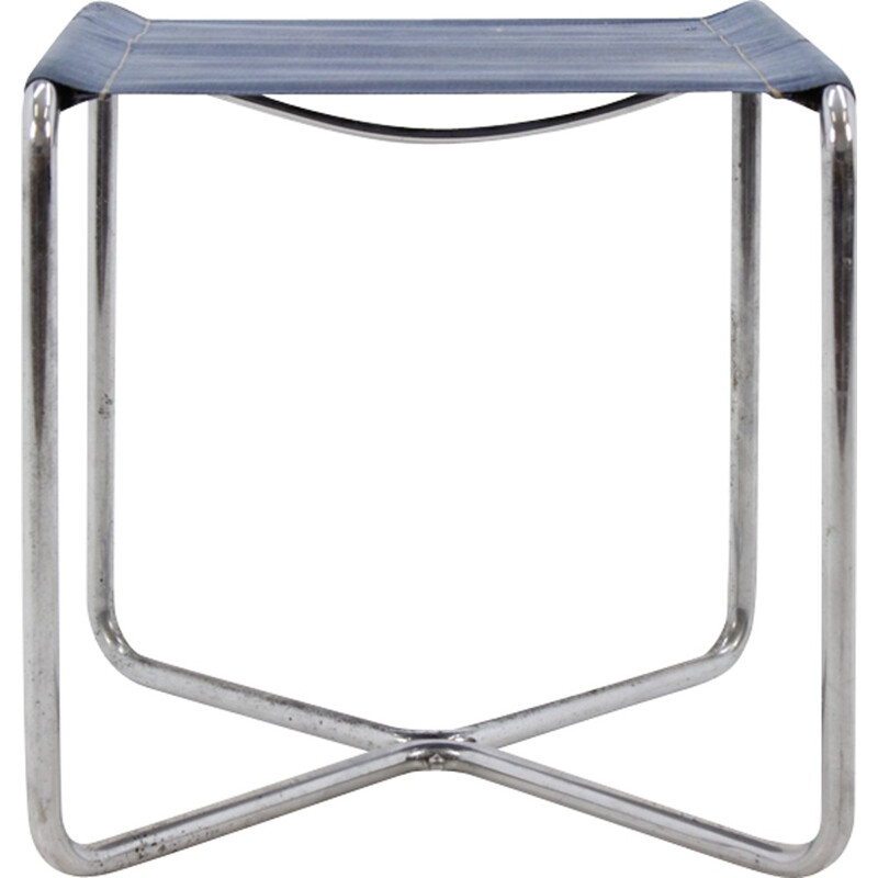 Chrome Bauhaus Vintage stool B8 by Marcel Breuer - 1930s