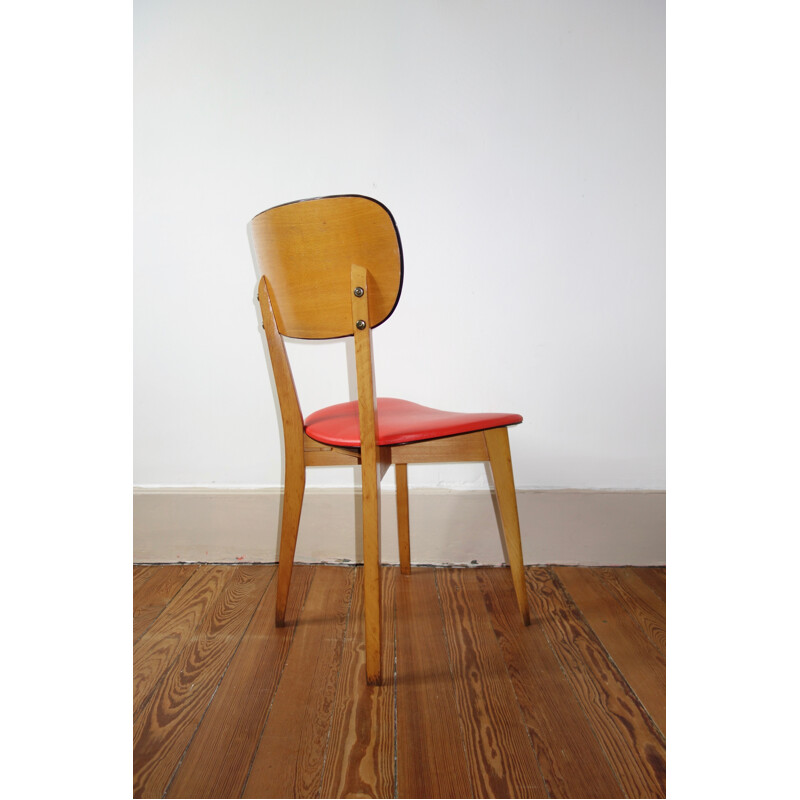 Vintage set of children's desk and chair - 1950s