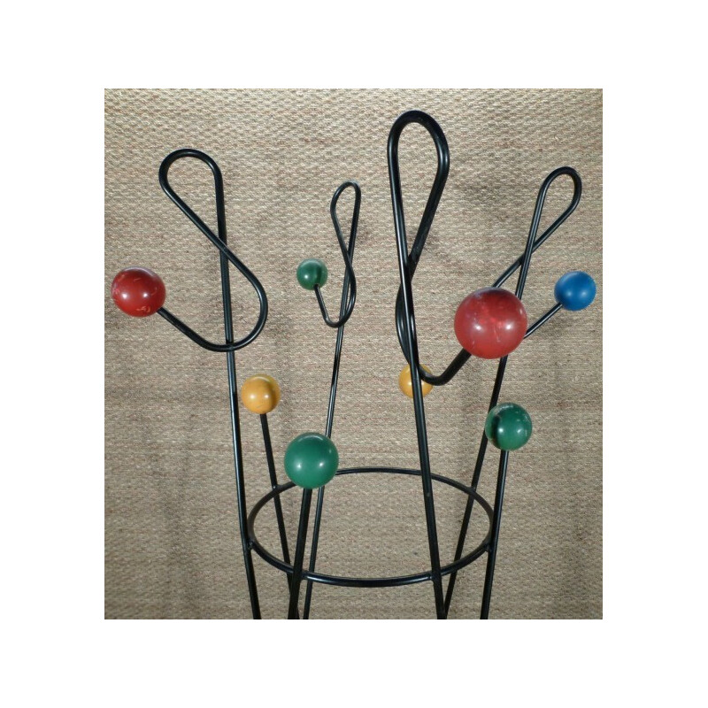 "Musical notes" coat rack, Roger FERRAUD - 1950s