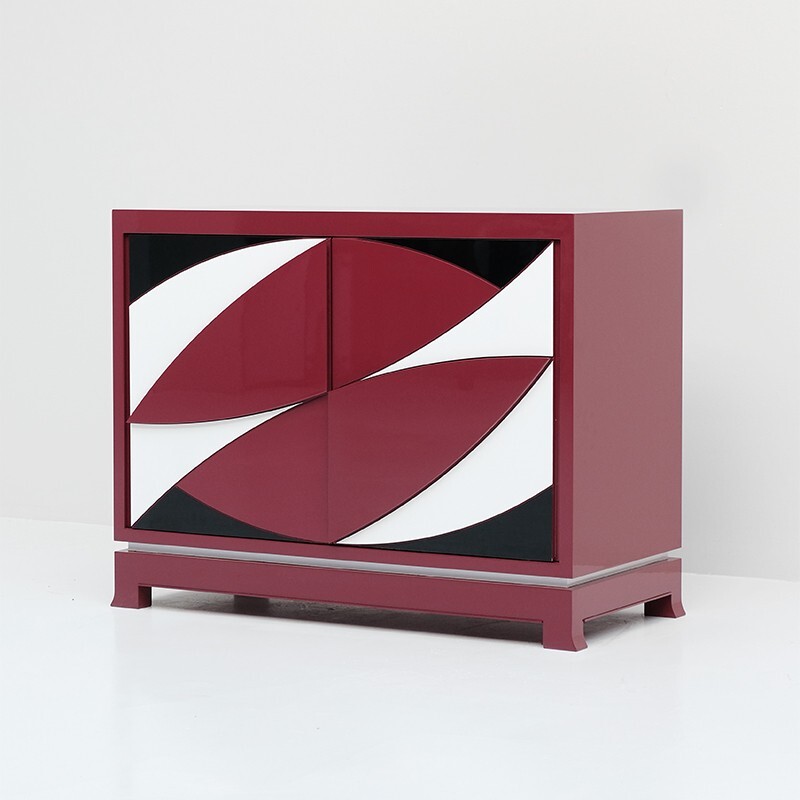 Vintage Stereo Cabinet by Emiel Veranneman - 1980s