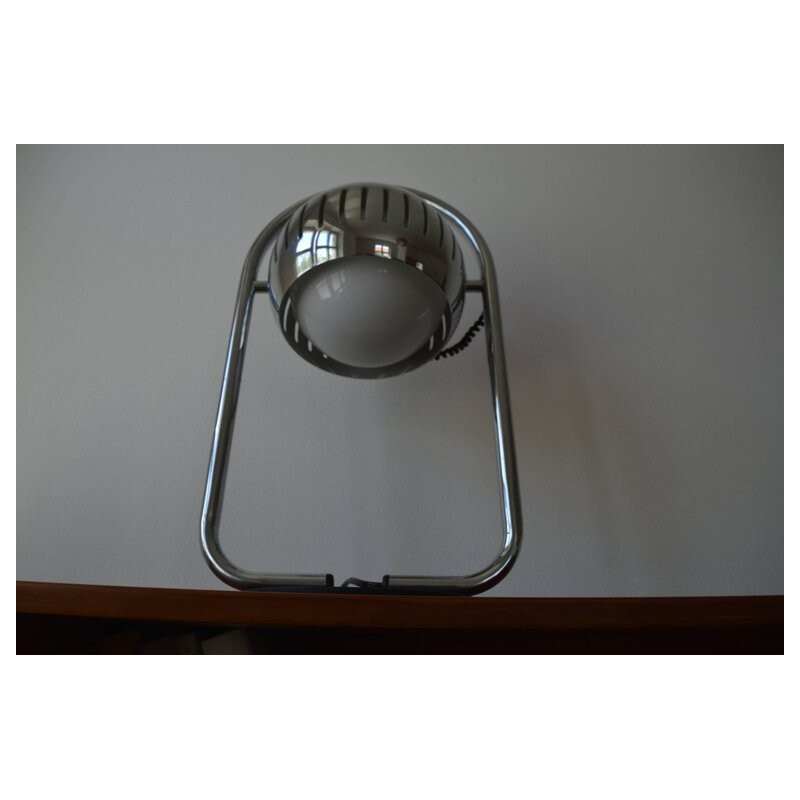 Lampe de table d'ère spatiale vintage, Italie 1970