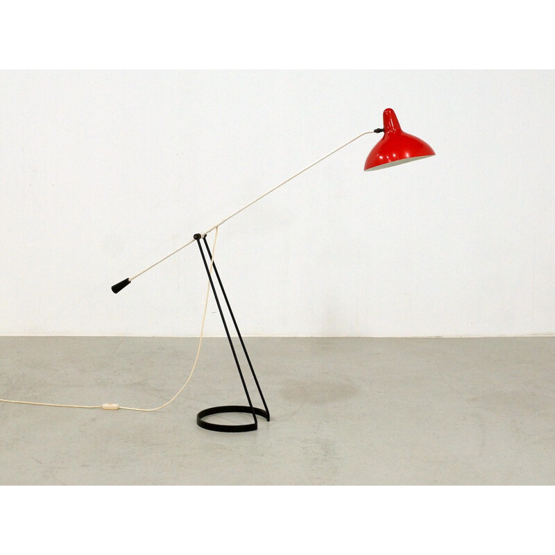 Vintage Tivoli Grasshopper Floor Lamp by Floris Fiedeldij - 1950s