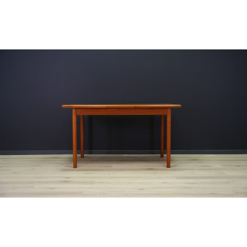 Vintage veneered dining table - 1960s