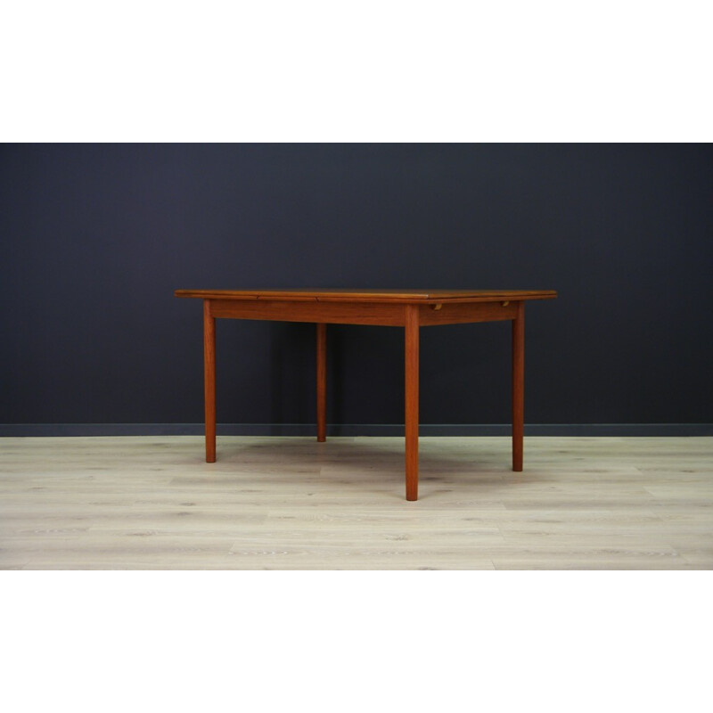 Vintage veneered dining table - 1960s