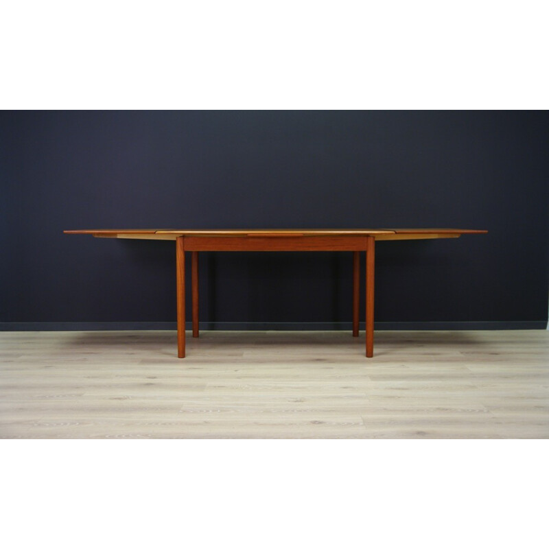 Vintage veneered dining table - 1960s