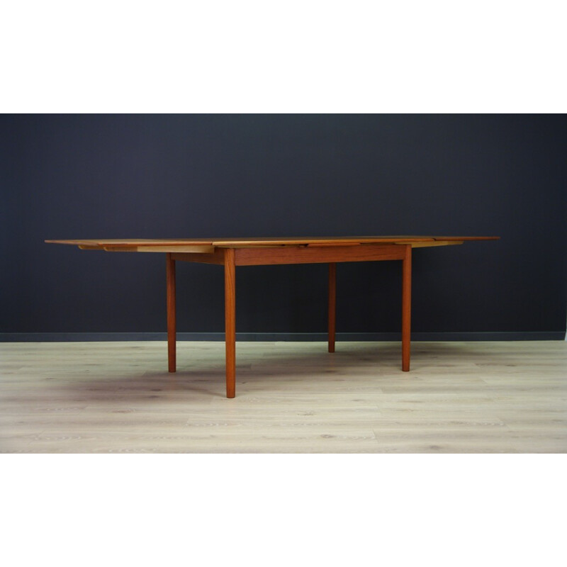 Vintage veneered dining table - 1960s