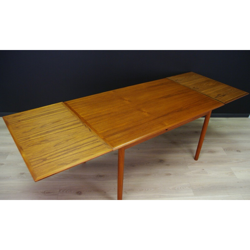 Vintage veneered dining table - 1960s