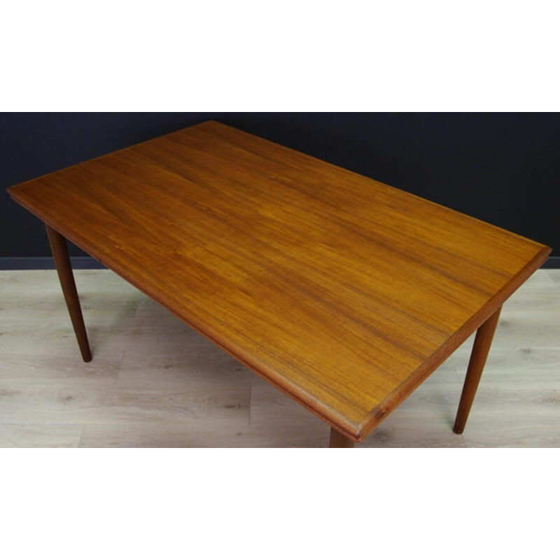 Vintage Danish dining table in teak - 1960s