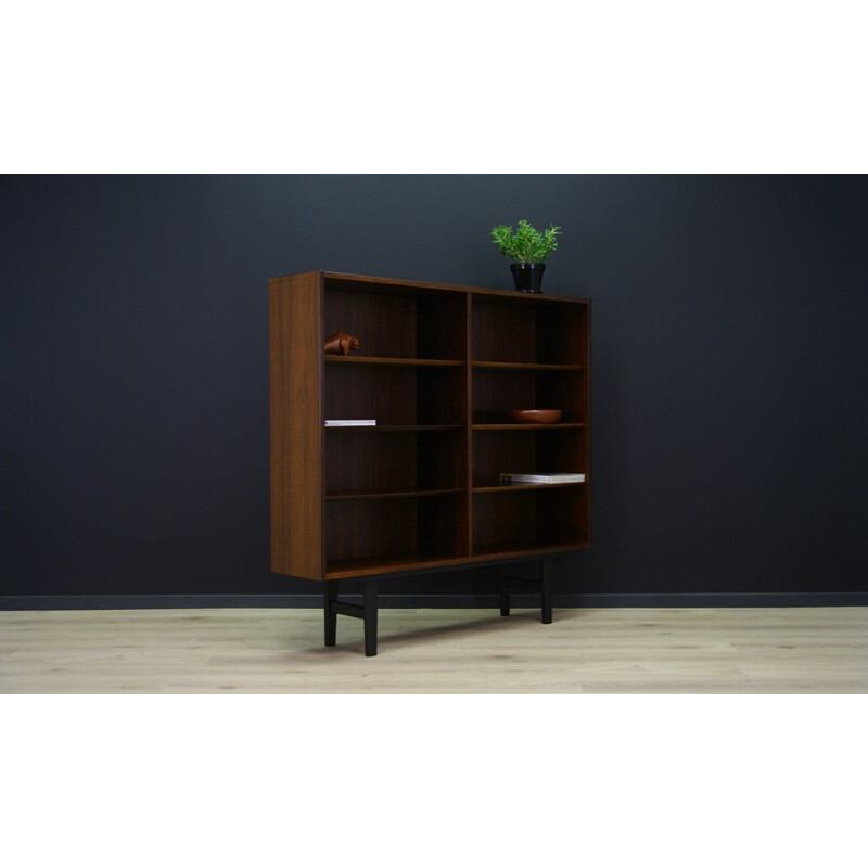 Vintage bookcase in rosewood by Poul Hundevad - 1960s