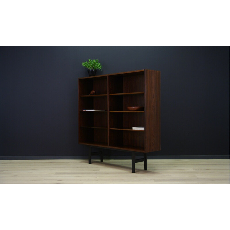 Vintage bookcase in rosewood by Poul Hundevad - 1960s