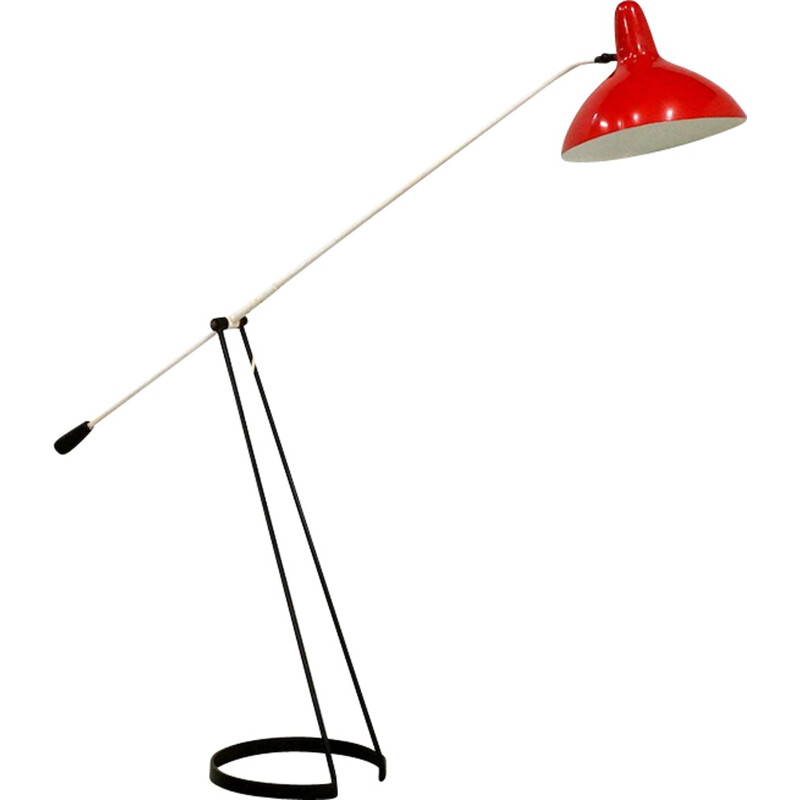 Vintage Tivoli Grasshopper Floor Lamp by Floris Fiedeldij - 1950s