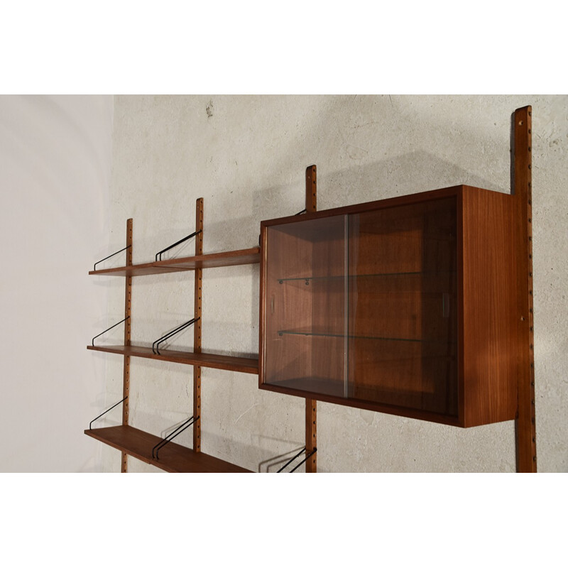 Vintage danish modular wall system by Poul Cadovius for Royal System - 1960s