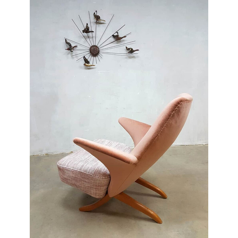 Vintage "Pinguin" lounge chair by Theo Ruth for Artifort - 1950s