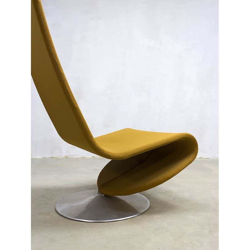 Vintage rocking chair by Verner Panton for Fritz Hansen - 1970s