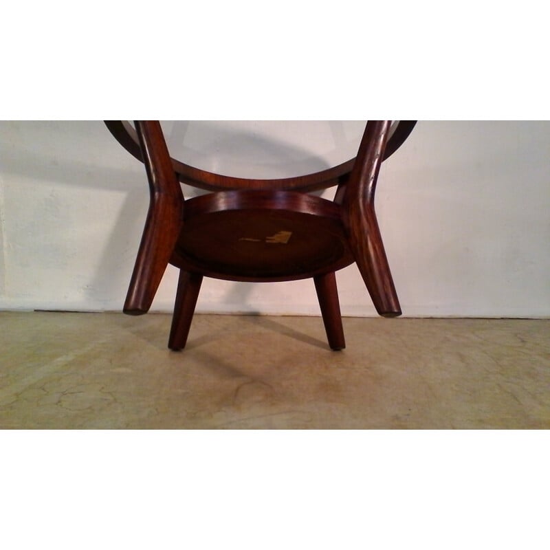 Vintage wooden conference coffee table by Koželka and Kropáček, Czechoslovakia 1930