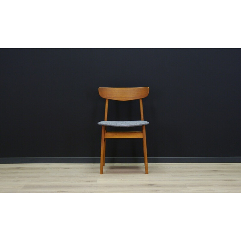 Set of 4 Danish Teak vintage Chair - 1970s