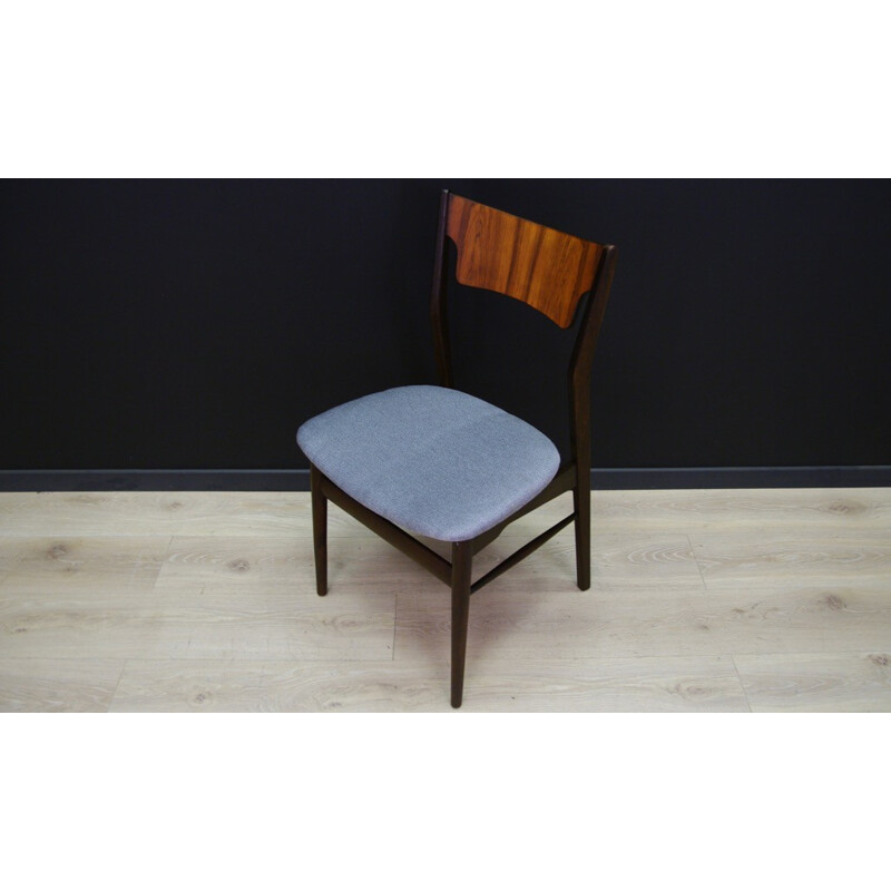 Set of 6 danish vintage chairs - 1960s