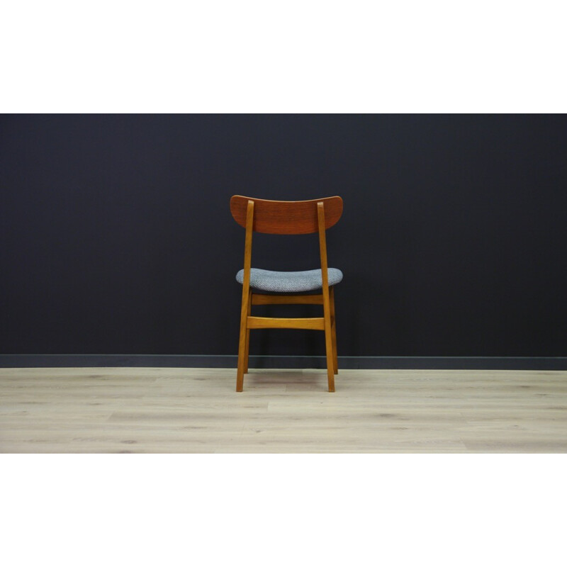 Set of 2 Scandinavian Vintage teak chair - 1960s