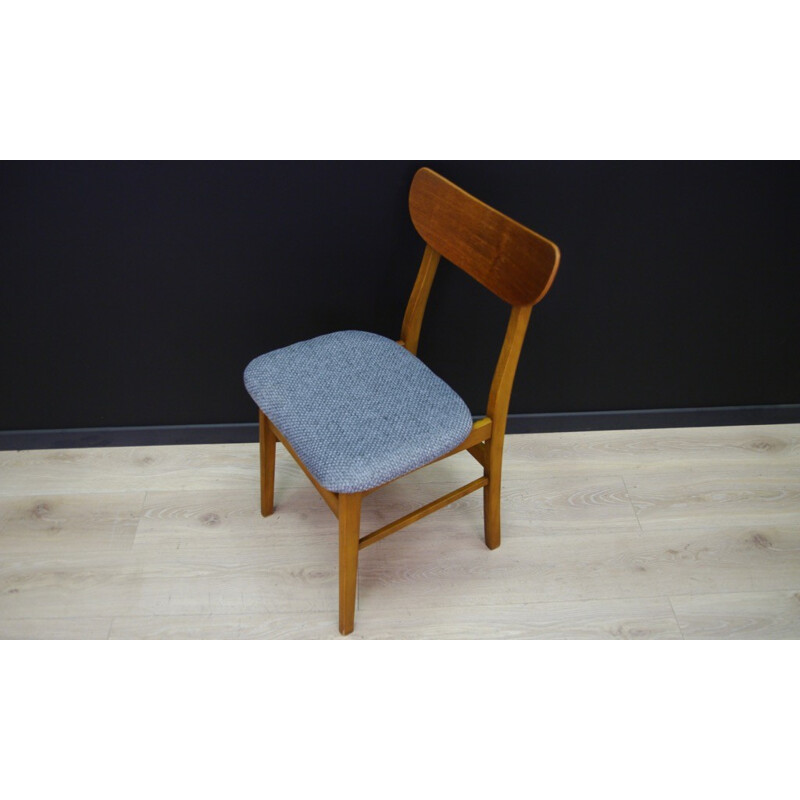 Set of 2 Scandinavian Vintage teak chair - 1960s