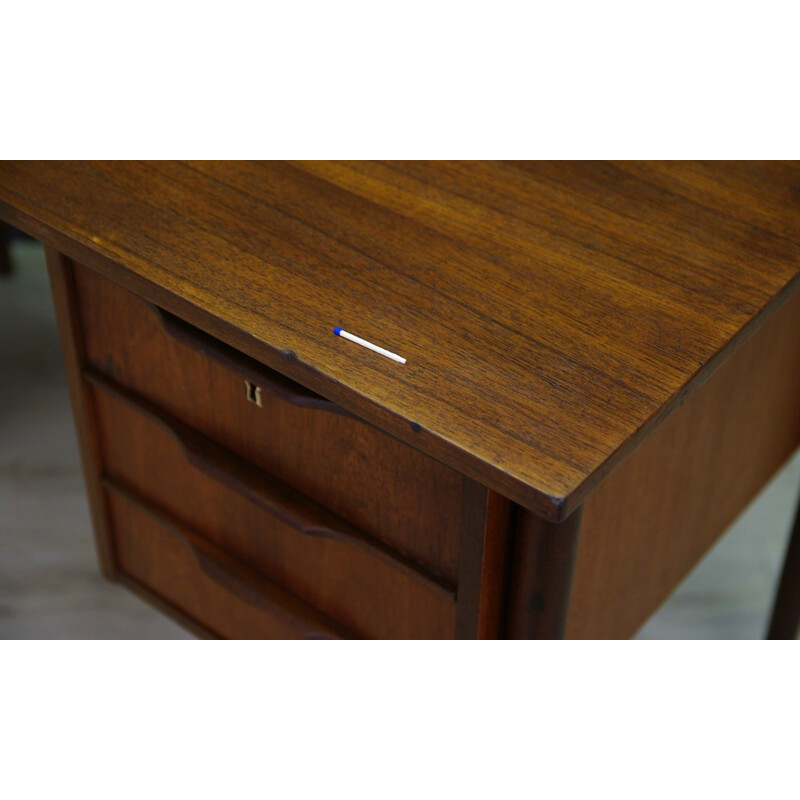 Vintage writing desk in teak - 1960s