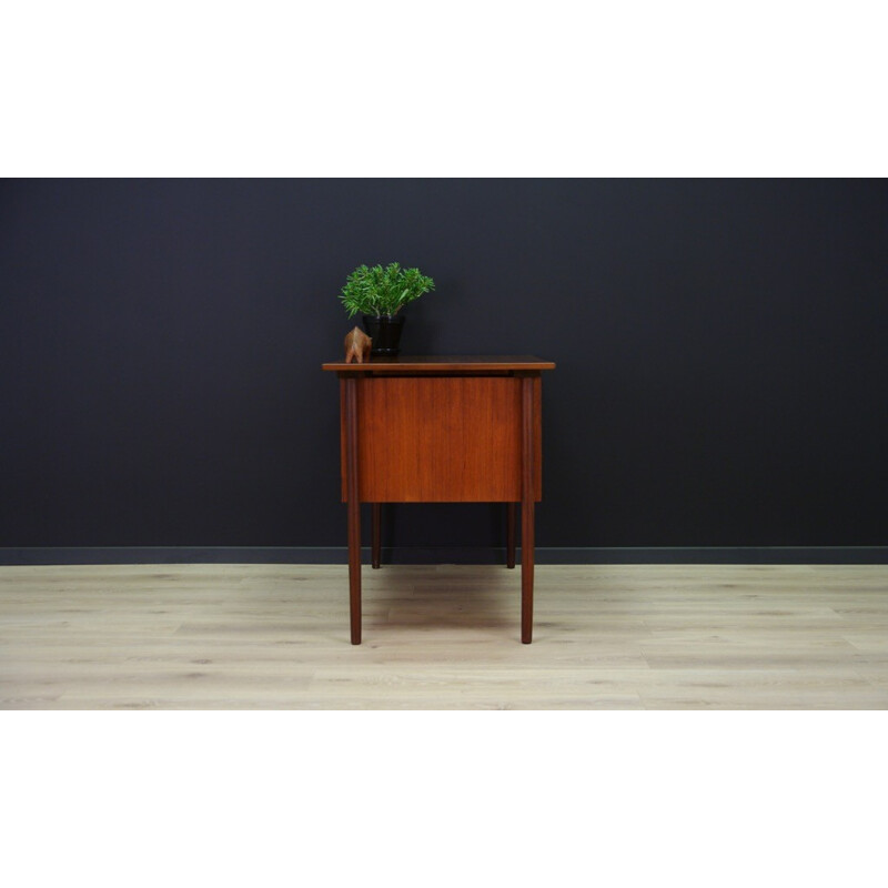 Vintage writing desk in teak - 1960s