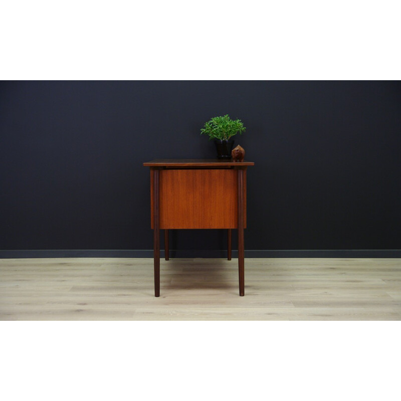 Vintage writing desk in teak - 1960s