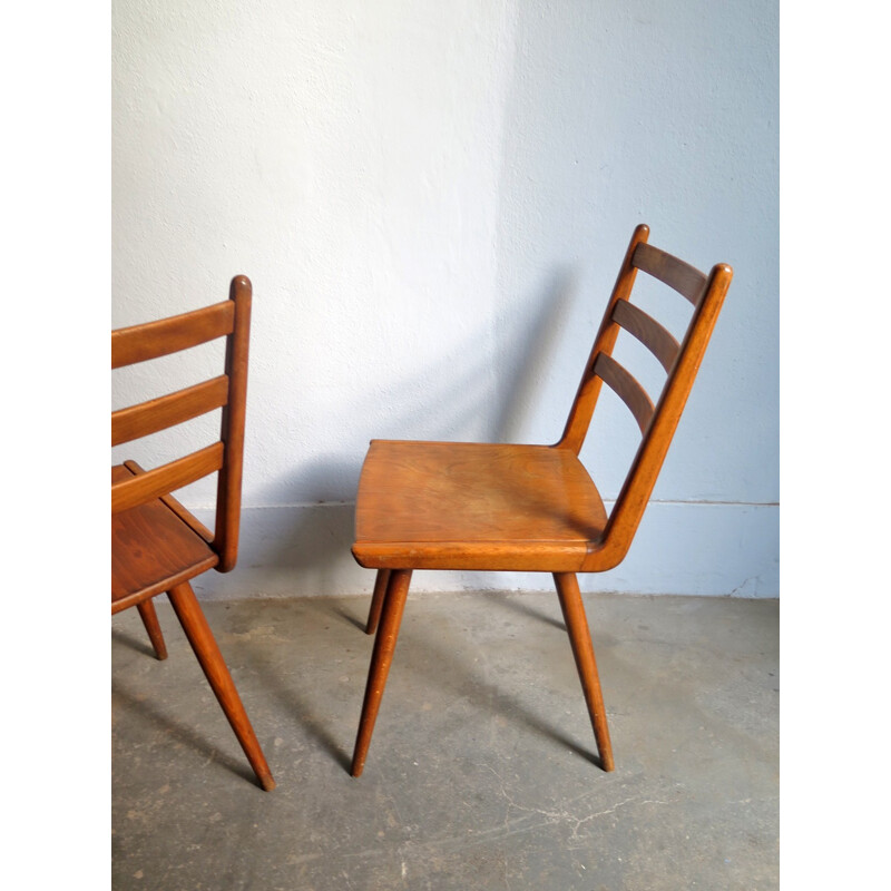 Vintage set of 4 Boomerang dining chairs - 1960s