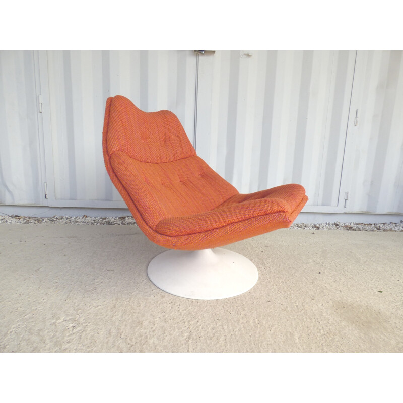 Vintage swivel armchair by Geoffrey Harcourt for Artifort - 1970s