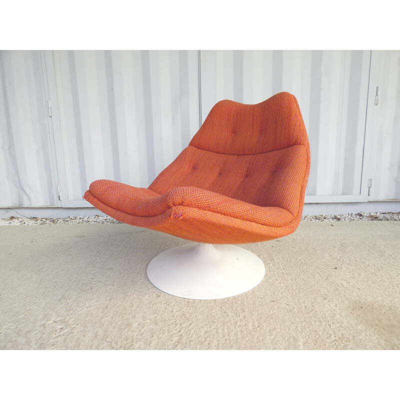 Vintage swivel armchair by Geoffrey Harcourt for Artifort - 1970s