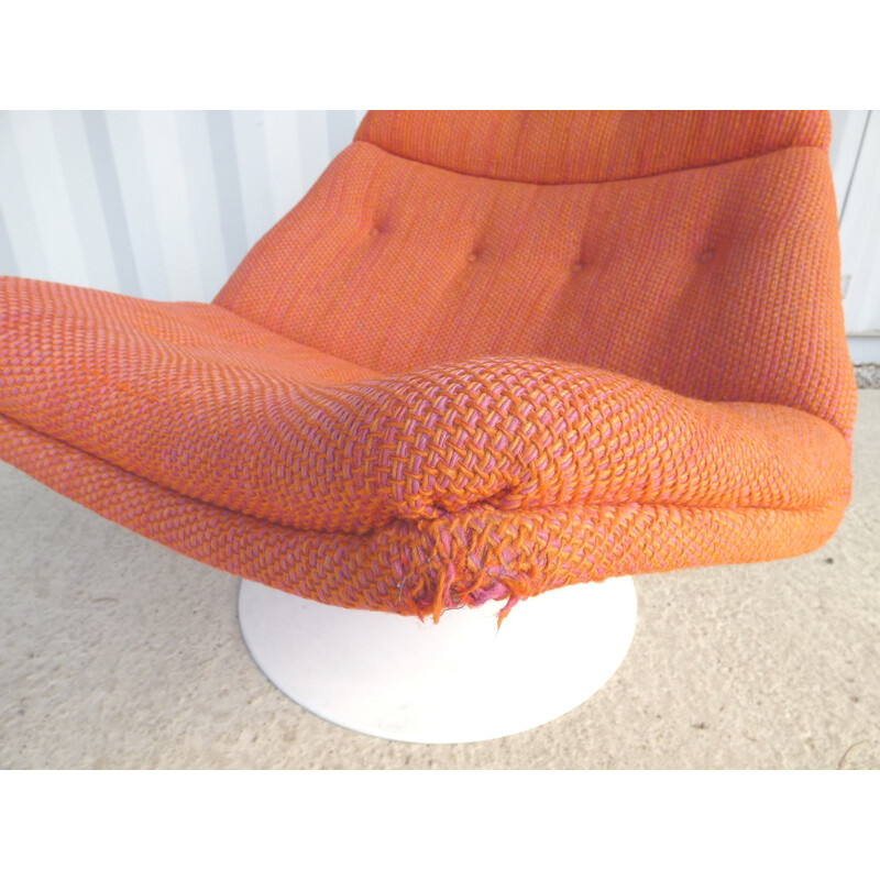 Vintage swivel armchair by Geoffrey Harcourt for Artifort - 1970s